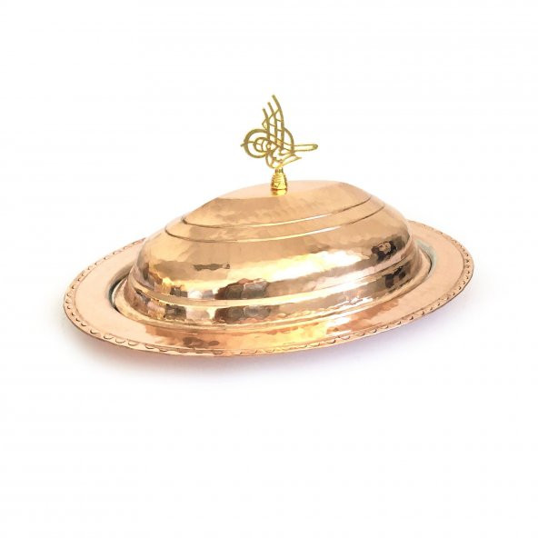 Shark Anadolu El Dövmesi Hanedan Klasik Bakır Sahan