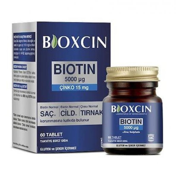 BIOXCIN BIOTIN 5000 mcg 60 Tablet