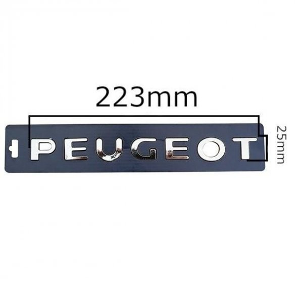 PEUGEOT  307  BAGAJ KAPUT ÜZERİ PEUGEOT YAZISI     8665.C0 - 2