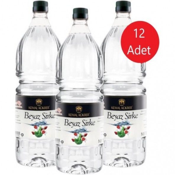 Kemal Kükrer Beyaz Sirke 2 lt 12'li