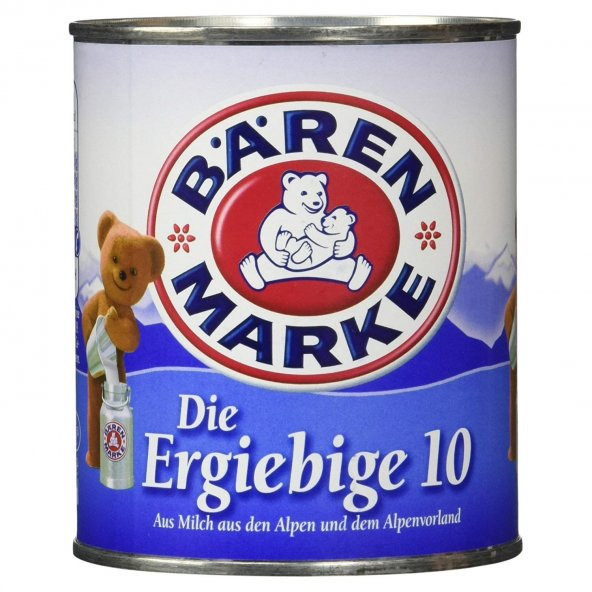 Bärenmarke Die Ergiebige 10 Kondensmilch, 340 g Süt Tozu - 1