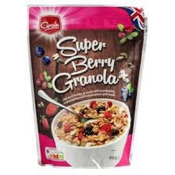 Grain Super Berry Granola 450 G Karışık Meyveli Müsli