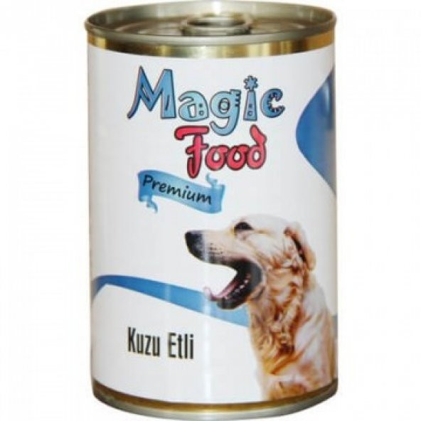 Magic Food Premium Kuzu Etli Konserve Köpek Maması 415 gr