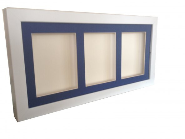 Beyaz 3 bölmeli çerçeve - 4