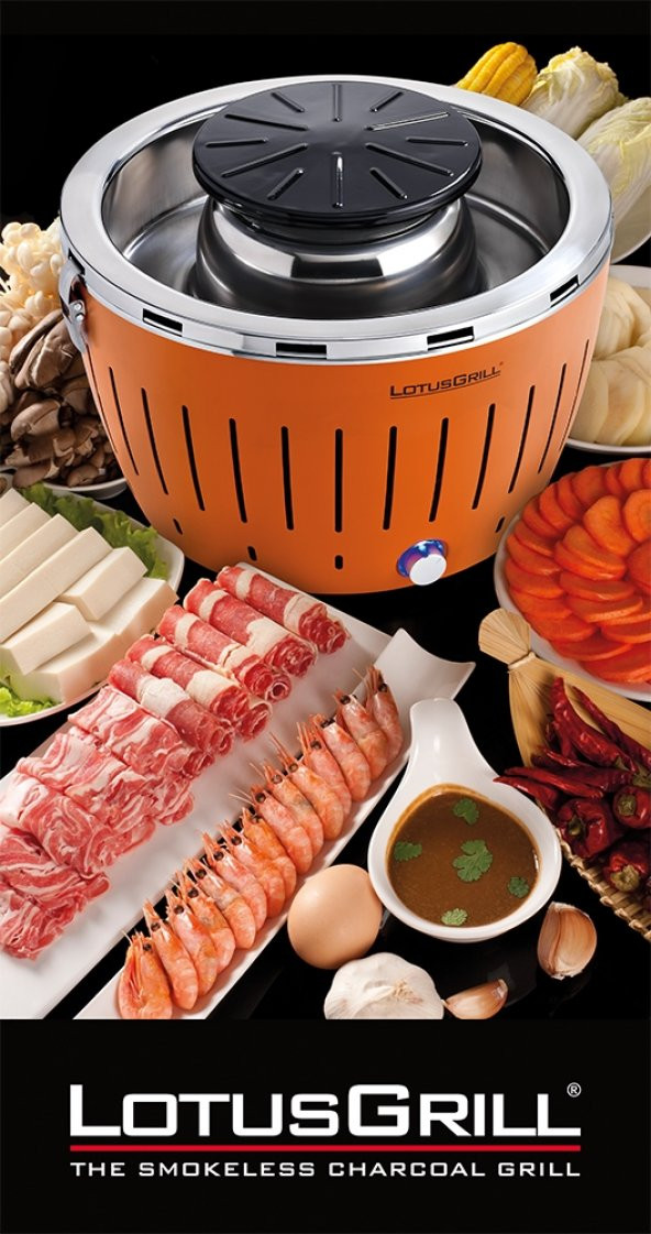 LotusGrill Dumansız Mangal Fondü Seti - 4