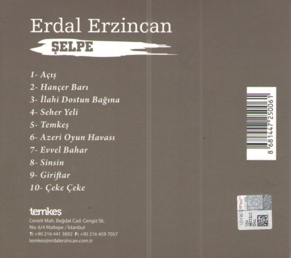 ERDAL ERZİNCAN - ŞELPE - 2