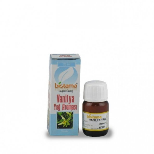 Biotama Vanilya Aromalı Yağ 20ML | %100 Doğal Ürün Garantisi