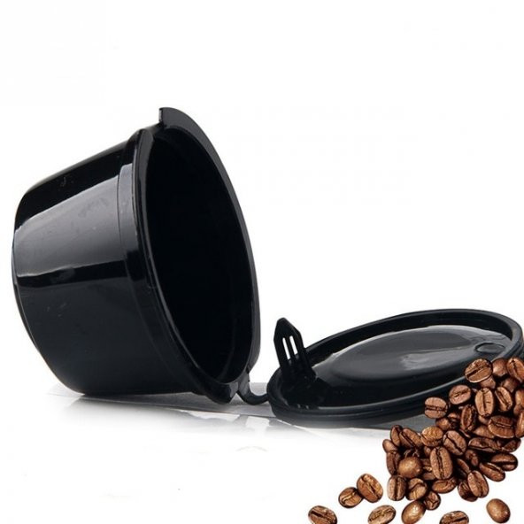 NESCAFE Dolce Gusto Yeniden Doldurulabilir Plastik Kahve Kapsül Siyah