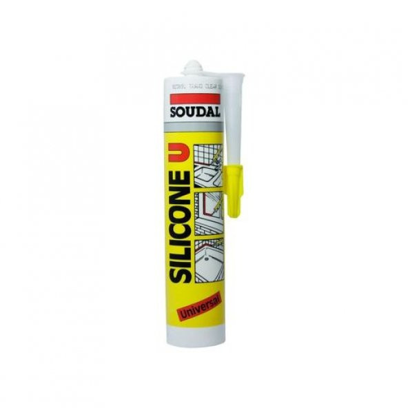 Soudal Asetoksi Silikon 280 gr Şeffaf