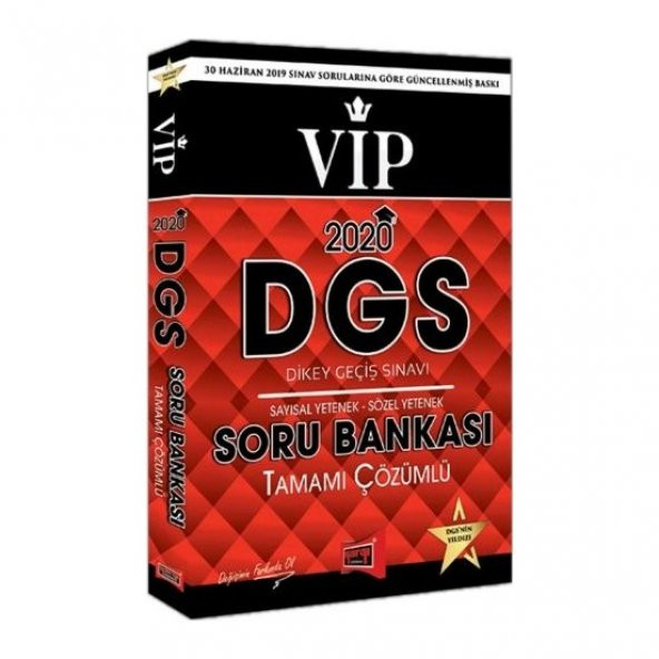 Yargı Yayınları 2020 DGS VIP Sayısal – Sözel Yetenek Tamamı Çözümlü Soru Bankası