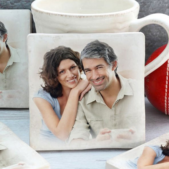 Kişiye Özel Uçak Mühendisi Taş Bardak Altlığı - 2