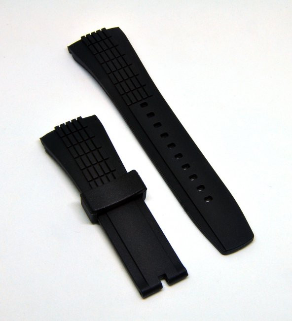 Renn Seiko Velatura Uyumlu Siyah Saat Kordonu - 5