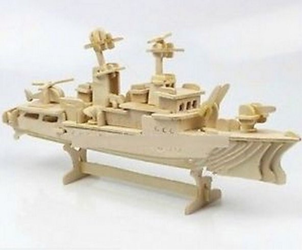 Destroyer Maketi - Dev Boy 3 Boyutlu Puzzle - 3