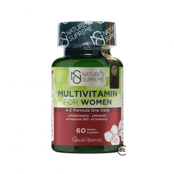 Natures Supreme Multivitamin for Women 60 Kapsül