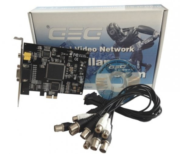 HV-6808IE ANALOG KAMERA KAYIT EDİCİ DVR Bilgisayar Kartı - 2