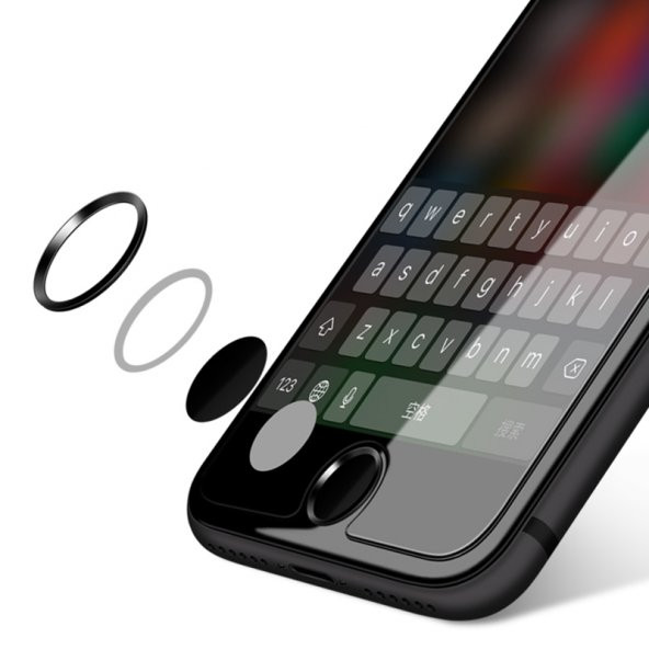 Apple Iphone Touch ID Button Home Tuş Koruyucu Sticker Yapışkanı Denge Desen