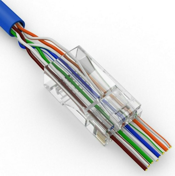 UC6-5101 YENİ NESİL RJ45 KABLO ÇIKIŞLI KONNEKTÖR HOLE3U 100 ADET