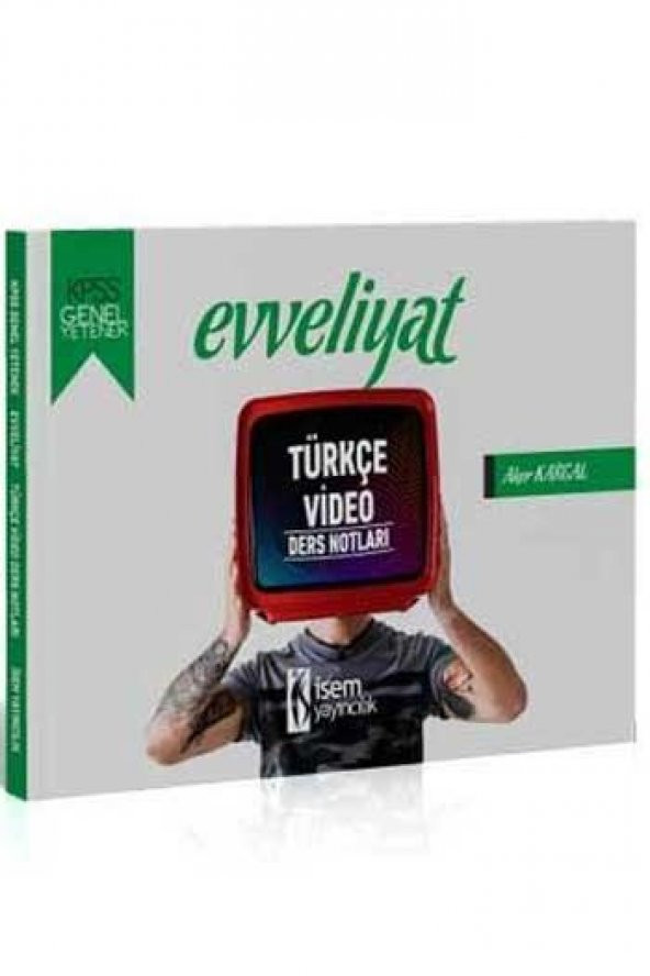 İsem Yayıncılık 2020 KPSS Evveliyat Türkçe Video Ders Notları