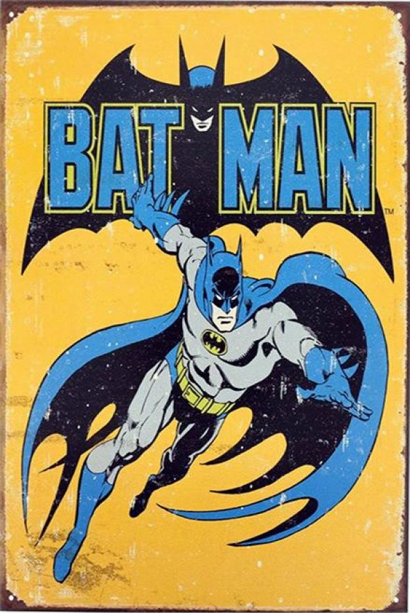 Batman Baskılı Ahşap Poster 54