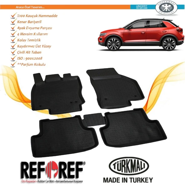 " YETKİLİ SATICI " VW VOLKSWAGEN T-ROCK REFREF 4D HAVUZLU PASPAS 2019-