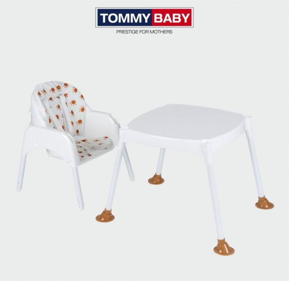 TommyBaby 2020 Ergocha Mama Sandalyesi,Pedli Çocuk Çalışma Masası - 5