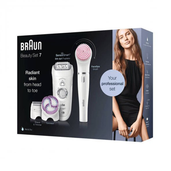 Braun Silk-Epil Beauty Set 7 7/885 SensoSmart Islak Kuru Epilatör - 2