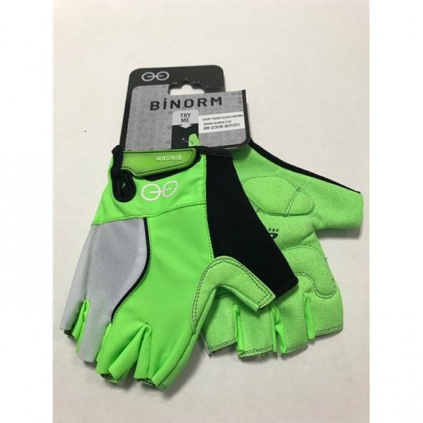 Binorm Eldiven Kısa Neon Sarı(S)Uysal Bisiklet