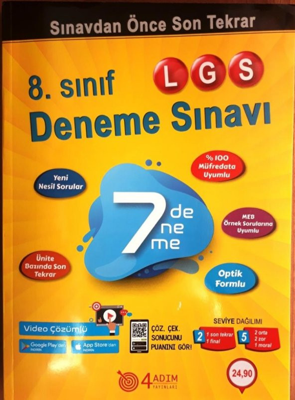 LGS DENEME SINAVI 8.SINIF - 1