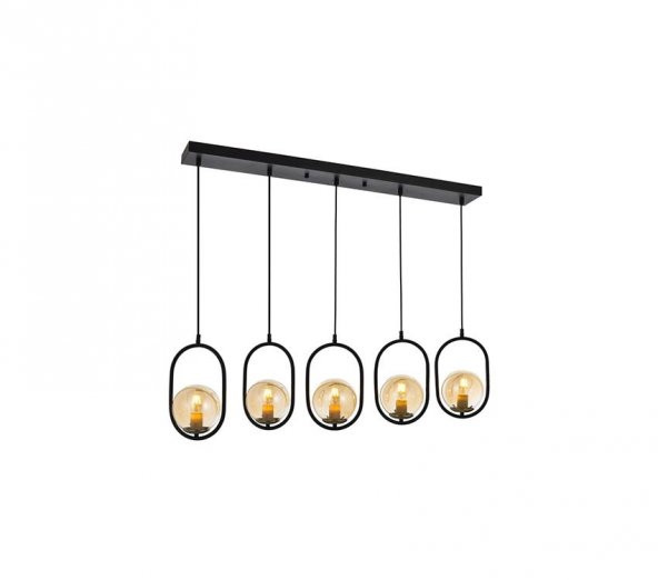 Avonni AV-60180-5Y-BSY Siyah Boyalı Avize