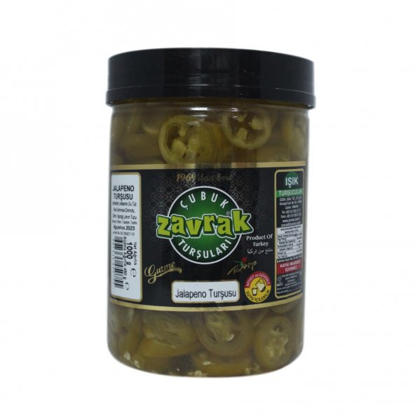 Zavrak Jalapeno Turşusu 1000 g e