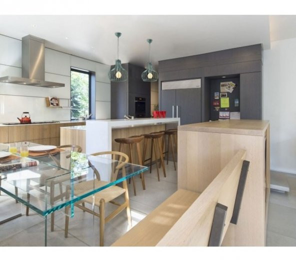 Avonni Turkuaz Boyalı Modern Avize AV-1520-M2-BTK - 2