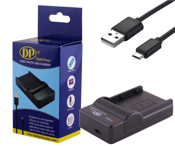 NİKON D7000,D7100,D7200,D610,D810,ENEL15 USB ŞARJ CİHAZI
