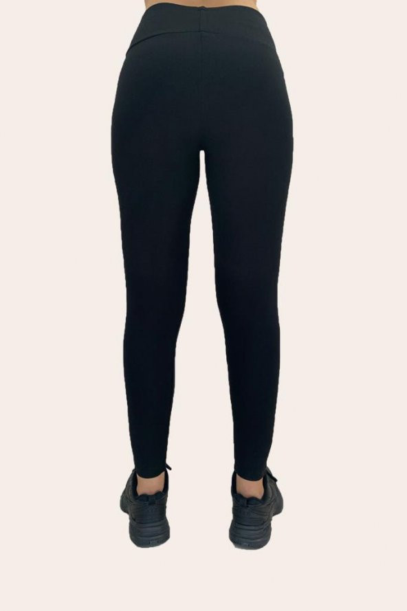 Felice Butik Kadın Siyah Yüksek Bel Toparlayıcı Tayt - 3