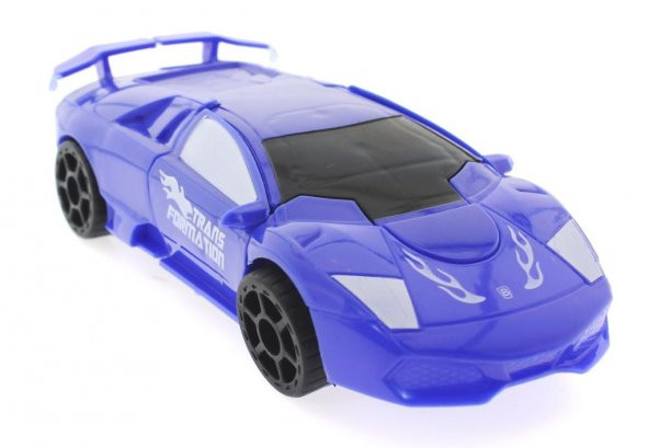 Araca Dönüşen Mavi Güçlü Robot - 3