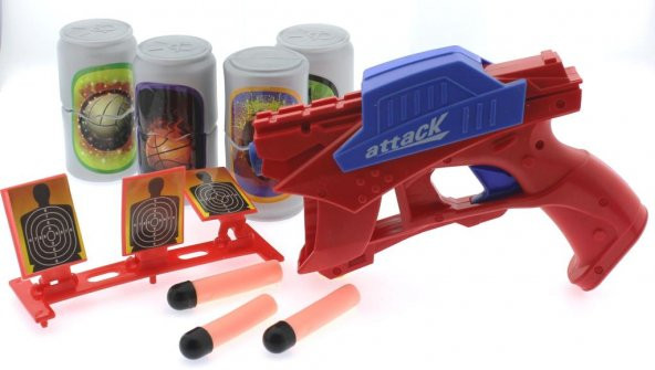 Shoter Hedefli Mermili Dart Tabancası - 3