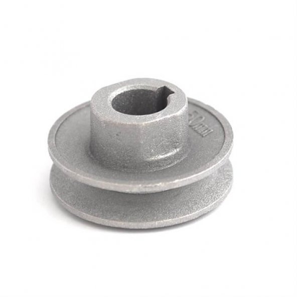 Motor Alüminyum Düz Kasnak / 50MM - 2