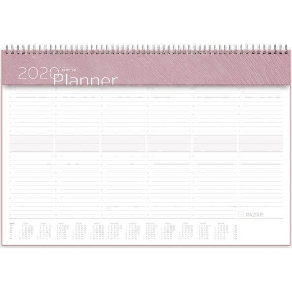 2023 Masa üstü Planlayıcı Ajanda - Büyük Masa Üstü Takvim Planner Tarihli 40x28cm - 3