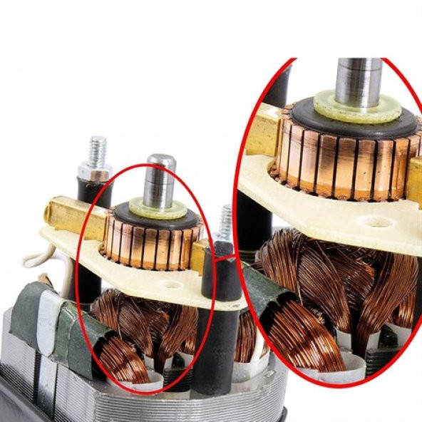 Aile Makinesi Motoru 220V - 130W / 63HF-130 - 4
