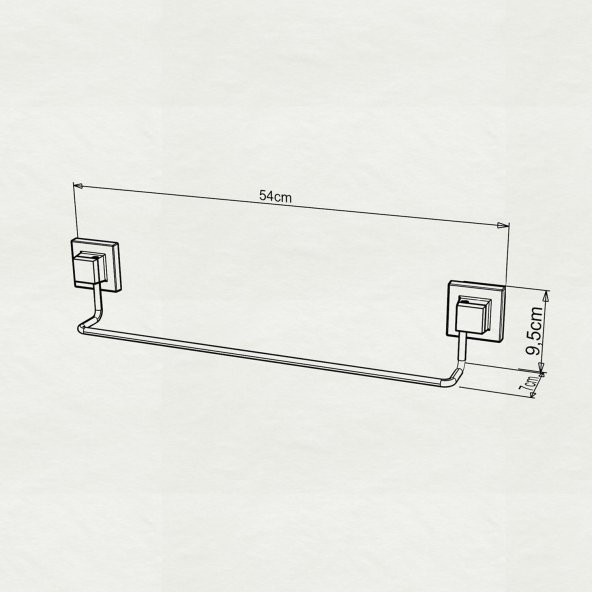 TEKNOTEL YAPIŞKANLI UZUN HAVLULUK KROM EF260 - 3
