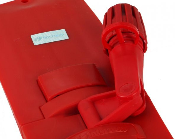 Intermop Plastik Mop Tutucu (Paspas Aparatı) Kırmızı 60cm - 4