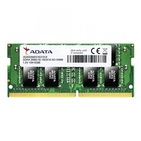 ADATA ADATA 8GB 2666MHZ DDR4 NOTEBOOK RAM AD4S266638G19-S