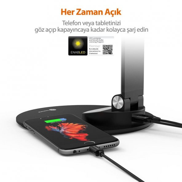 TAOTRONICS TAOTRONICS  9W LED Masa Lambası Philips EnabLED Programı Üyesi TT-DL19 - 4