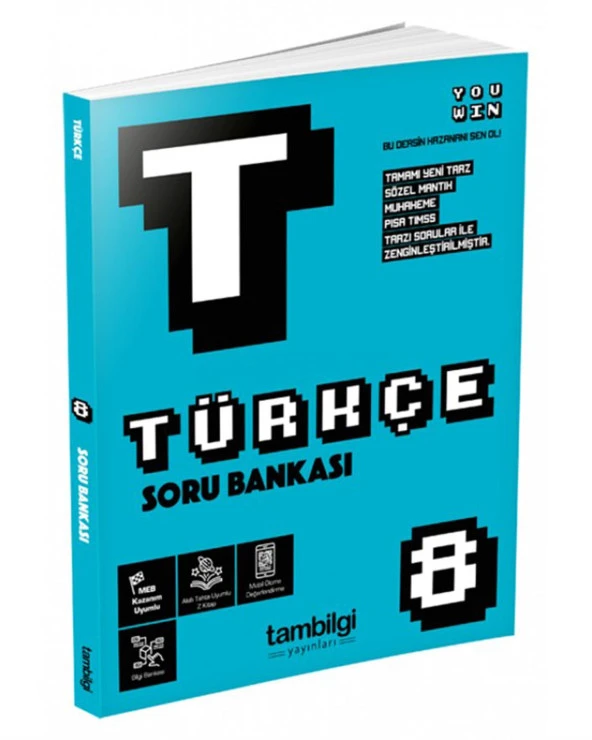 Tambilgi Yayınları 8. Sınıf Lgs Türkçe Soru Bankası Premium Serisi 1022