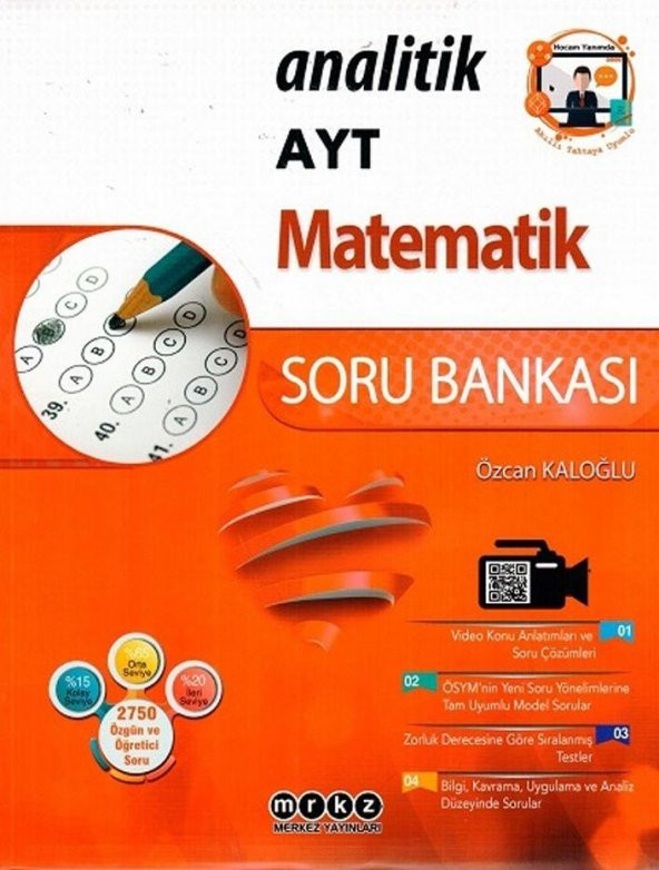 Merkez Yayınları Ayt Matematik Analitik Soru Bankası Yeni 2020