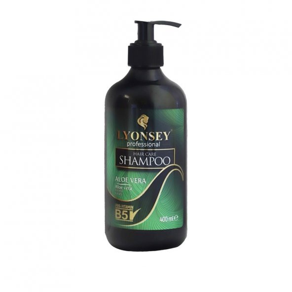 Lyonsey Aloe Vera Özlü Bitkisel Şampuan 400 ml Yıpranmış Saçlar İçin Pro-Vitamin B5