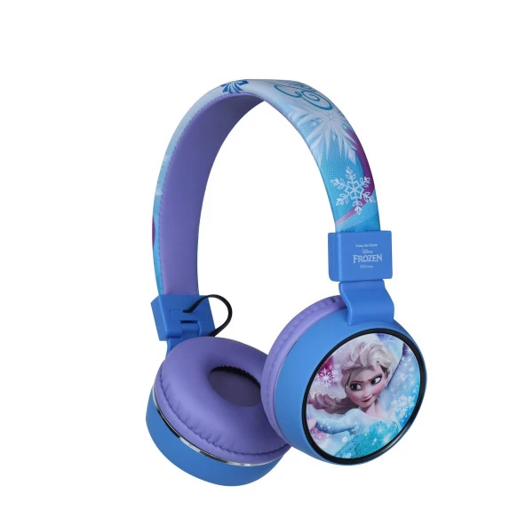 Disney Frozen Karlar Ülkesi Bluetooth Kulaklık Mikrofonlu Kablosuz Anna Elsa Çocuk Kulaklığı Lisanslı DY-1006-FR