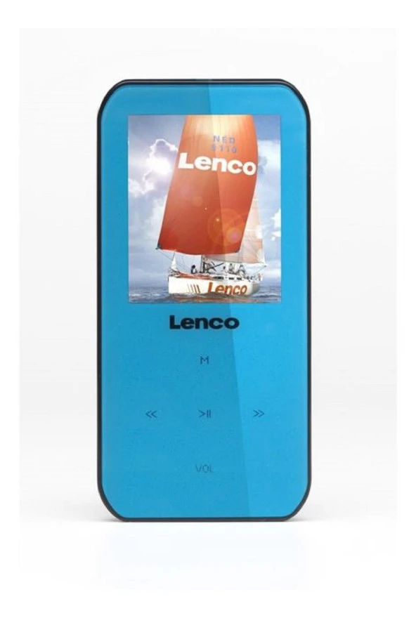 Lenco Xemio-655 4GB Hafıza USBli Media Player MP3 MP4 Çalar Mavi