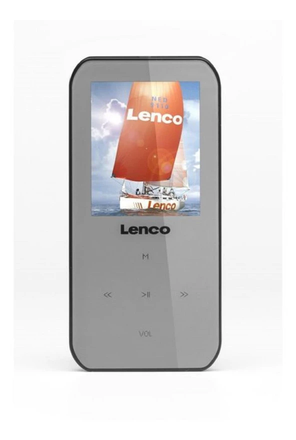 Lenco Xemio-655 4GB Hafıza USBli Media Player MP3 MP4 Çalar Gri