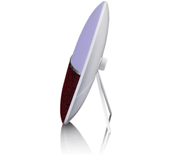 Lenco CRW-4BY Bluetoothlu Radyolu Işıklı ÇalarSaat Hoparlör Bordo - 4