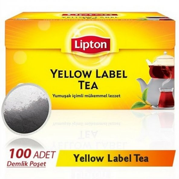 Lipton Yellow Label Demlik Poşet Çay 100 Lü